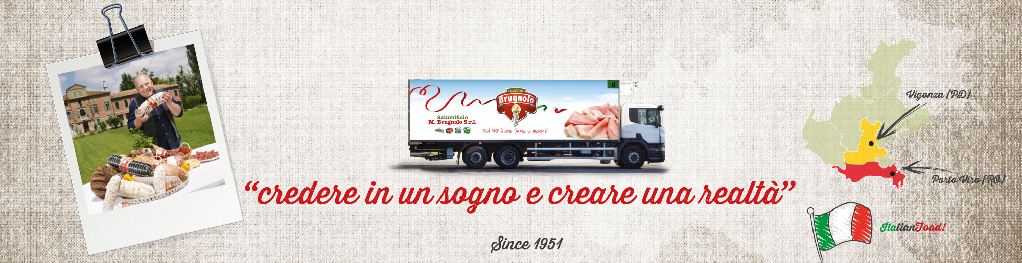 Salumificio M. Brugnolo Header